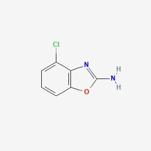 molecular formula C7H5ClN2O B1594522 4-Chlorobenzo[d]oxazol-2-amine CAS No. 64037-10-1