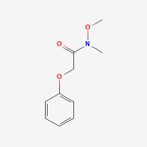 molecular formula C10H13NO3 B1594527 N-methoxy-N-methyl-2-phenoxyacetamide CAS No. 91012-53-2