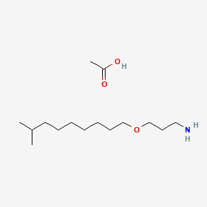 B1594530 3-(Isodecyloxy)propylammonium acetate CAS No. 28701-67-9