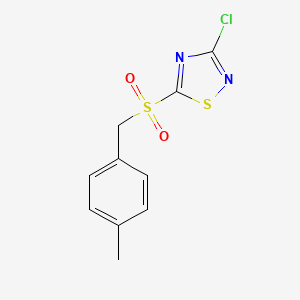 3-Chloro-5-(4-methylbenzylsulfonyl)-1,2,4-thiadiazole