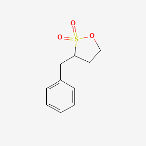 molecular formula C10H12O3S B1594538 3-Benzyl-1,2-oxathiolane 2,2-dioxide CAS No. 75732-43-3