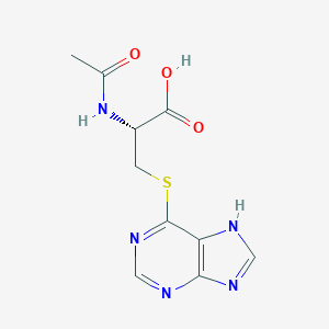 molecular formula C10H11N5O3S B159454 S-(6-Purinyl)-N-acetylcysteine CAS No. 136039-99-1