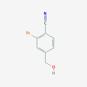 molecular formula C8H6BrNO B1594540 2-Bromo-4-(hydroxymethyl)benzonitrile CAS No. 90110-97-7