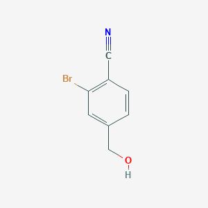molecular formula C8H6BrNO B1594540 2-溴-4-(羟甲基)苯甲腈 CAS No. 90110-97-7