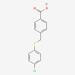 4-(4-Chloro-phenylsulfanylmethyl)-benzoic acid