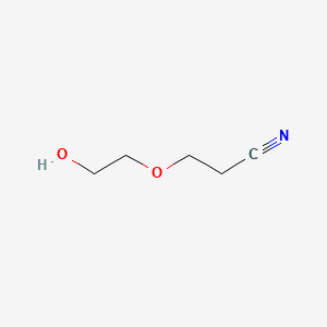 molecular formula C5H9NO2 B1594556 3-(2-Hydroxyethoxy)propanenitrile CAS No. 24298-26-8