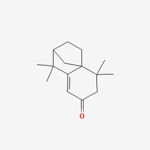 molecular formula C15H22O B1594558 7H-2,4a-Methanonaphthalen-7-one, 1,2,3,4,5,6-hexahydro-1,1,5,5-tetramethyl- CAS No. 23747-14-0