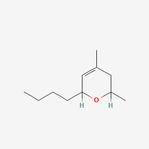 B1594559 6-Butyl-3,6-dihydro-2,4-dimethyl-2H-pyran CAS No. 24237-00-1