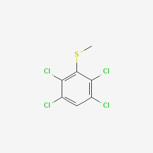 molecular formula C7H4Cl4S B1594568 2,3,5,6-Tetrachlorothioanisole CAS No. 68671-90-9
