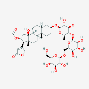molecular formula C44H68O20 B159457 Obetrioside B CAS No. 128533-42-6