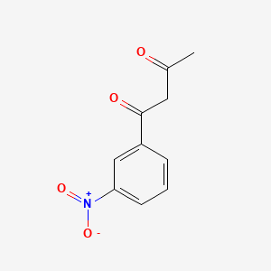 molecular formula C10H9NO4 B1594570 1-(3-Nitrophenyl)butane-1,3-dione CAS No. 5435-66-5