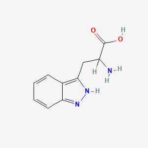 molecular formula C10H11N3O2 B1594571 色氨酸 CAS No. 526-30-7