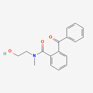 molecular formula C17H17NO3 B1594575 2-Benzoyl-N-(2-hydroxyethyl)-N-methylbenzamide CAS No. 24833-47-4