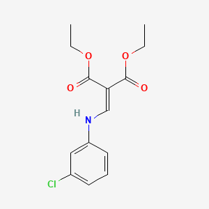 Diethyl ((m-chloroanilino)methylene)malonate