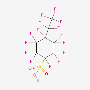 molecular formula C8HF15O3S B1594580 Perfluoro-4-ethylcyclohexane CAS No. 646-83-3