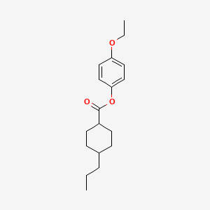 molecular formula C18H26O3 B1594588 4-Ethoxyphenyl trans-4-propylcyclohexanecarboxylate CAS No. 67589-39-3