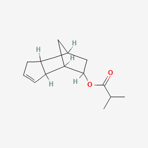 molecular formula C14H20O2 B1594589 3a,4,5,6,7,7a-Hexahydro-4,7-methano-1H-inden-5-yl isobutyrate CAS No. 67634-20-2