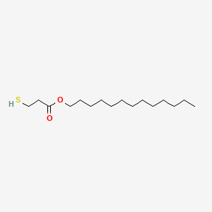 molecular formula C16H32O2S B1594594 Propanoic acid, 3-mercapto-, tridecyl ester CAS No. 50727-77-0