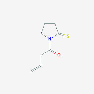 molecular formula C8H11NOS B159460 1-(3-Butenoyl)pyrrolidine-2-thione CAS No. 125880-06-0