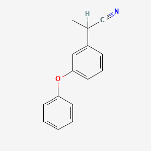molecular formula C15H13NO B1594602 2-(3-Phenoxyphenyl)propanenitrile CAS No. 32852-95-2