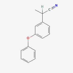 molecular formula C15H13NO B1594602 2-(3-Phenoxyphenyl)propiononitrile CAS No. 32852-95-2