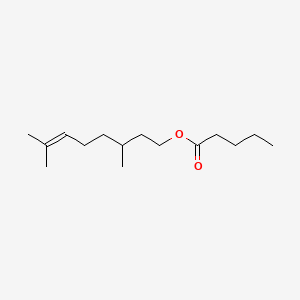 molecular formula C15H28O2 B1594606 Citronellyl valerate CAS No. 7540-53-6