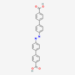 [1,1'-Biphenyl]-4-carboxylic acid, 4',4'''-azobis-