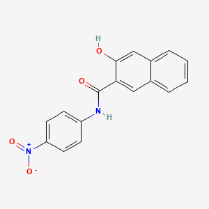 2-Naphthalenecarboxamide, 3-hydroxy-N-(4-nitrophenyl)-