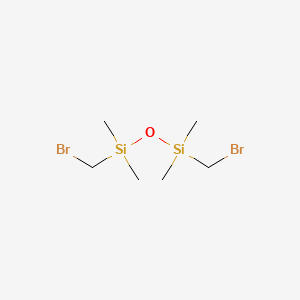 molecular formula C6H16Br2OSi2 B1594619 Disiloxane, 1,3-bis(bromomethyl)-1,1,3,3-tetramethyl- CAS No. 2351-13-5
