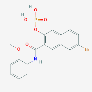 molecular formula C18H15BrNO6P B159462 Naphthol AS-BI phosphate CAS No. 1919-91-1