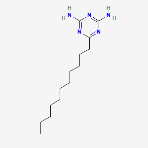 molecular formula C14H27N5 B1594621 6-Undecyl-1,3,5-triazine-2,4-diamine CAS No. 2533-34-8