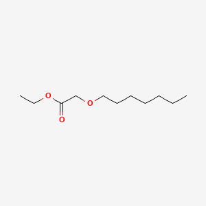 molecular formula C11H22O3 B1594625 庚氧基乙酸乙酯 CAS No. 3938-81-6