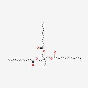 molecular formula C30H56O6 B1594629 Trimethylolpropane trioctanoate CAS No. 4826-87-3