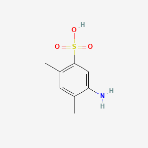 molecular formula C8H11NO3S B1594638 5-Amino-2,4-dimethylbenzenesulfonic acid CAS No. 6370-23-6