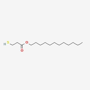 molecular formula C15H30O2S B1594639 Lauryl 3-mercaptopropionate CAS No. 6380-71-8