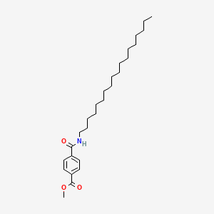 B1594640 Benzoic acid, 4-[(octadecylamino)carbonyl]-, methyl ester CAS No. 7333-86-0