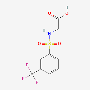 ({[3-(Trifluoromethyl)phenyl]sulfonyl}amino)acetic acid