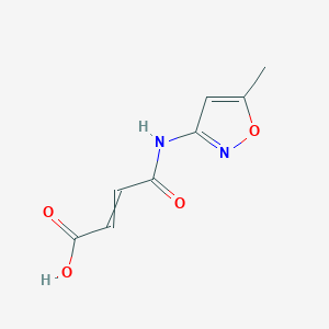 molecular formula C8H8N2O4 B1594646 4-[(5-Methylisoxazol-3-yl)amino]-4-oxobut-2-enoic acid CAS No. 306935-78-4