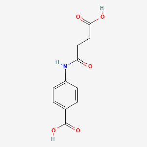 molecular formula C11H11NO5 B1594648 N-(4-Carboxyphenyl)succinamic acid CAS No. 76475-62-2