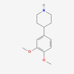 molecular formula C13H19NO2 B1594652 4-(3,4-Dimethoxyphenyl)piperidine CAS No. 42434-76-4