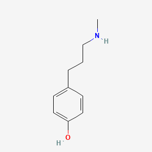 molecular formula C10H15NO B1594653 4-(3-(Methylamino)propyl)phenol CAS No. 32180-92-0