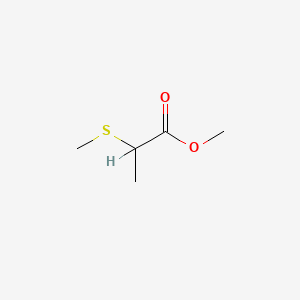 molecular formula C5H10O2S B1594655 Methyl 2-(methylthio)propionate CAS No. 33178-98-2