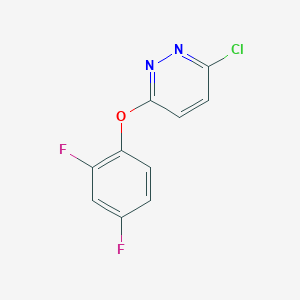 molecular formula C10H5ClF2N2O B1594664 3-Chloro-6-(2,4-difluorophenoxy)pyridazine CAS No. 353258-85-2
