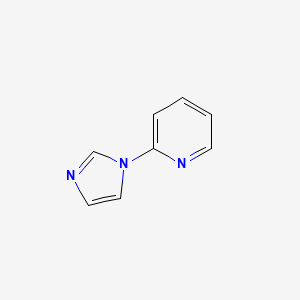 molecular formula C8H7N3 B1594665 2-(1H-Imidazol-1-yl)pyridine CAS No. 25700-14-5