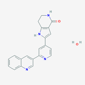 molecular formula C21H18N4O2 B159467 MK2-IN-3 hydrate 