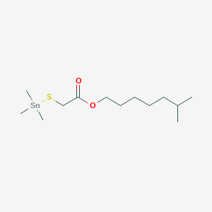molecular formula C13H28O2SSn B1594680 Acetic acid, ((trimethylstannyl)thio)-, isooctyl ester CAS No. 54849-39-7