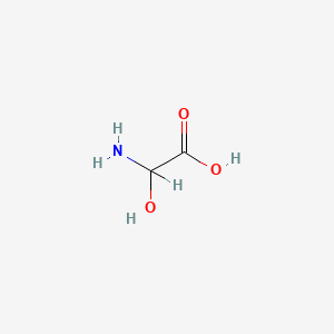 molecular formula C2H5NO3 B1594696 Aminohydroxyacetic acid CAS No. 4746-62-7