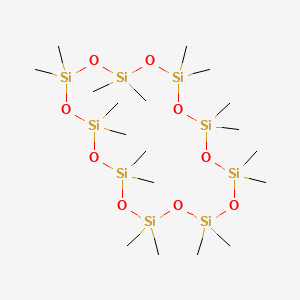 molecular formula C18H54O9Si9 B1594699 Octadecamethylcyclononasiloxane CAS No. 556-71-8