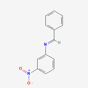molecular formula C13H10N2O2 B1594712 N-Benzylidene-m-nitroaniline CAS No. 5341-44-6