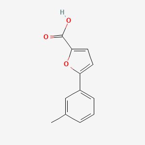 molecular formula C12H10O3 B1594715 5-(3-Methylphenyl)-2-furoic acid CAS No. 400744-57-2